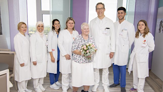 Erste Patientin auf neuer Dermatologie-Station im Klinikum Vest
