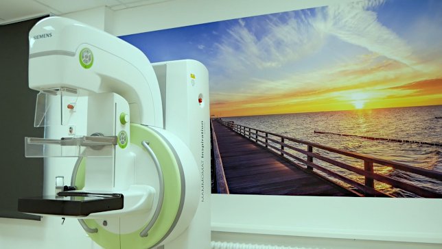 Mammographiegerät neuester Generation in der Paracelsus-Klinik Marl