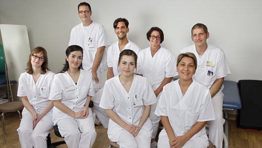 Das Pflege-Team der Klinik für Neurologie in der Paracelsus-Klinik Marl