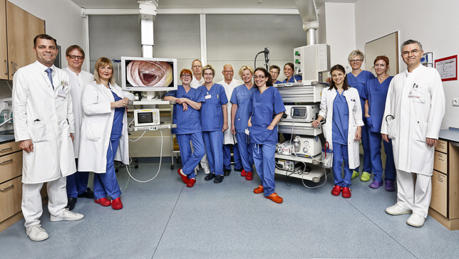 Das Team der endoskopischen Abteilung
