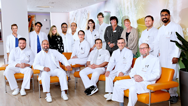 Das Team der Klinik für Unfallchirurgie, Sporttraumatologie und Handchirurgie