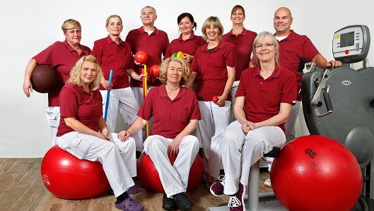 Das Team Pro Vital Physiotherapie im Klinikum Vest