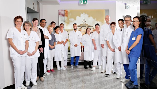Das Team der Klinik für Gefäßchirurgie